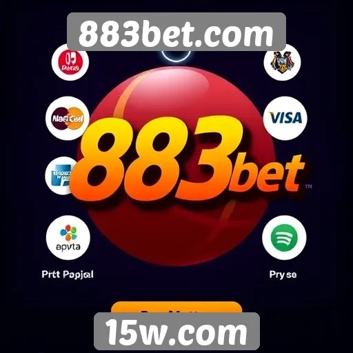 Métodos de pagamento aceitos pelo 883bet